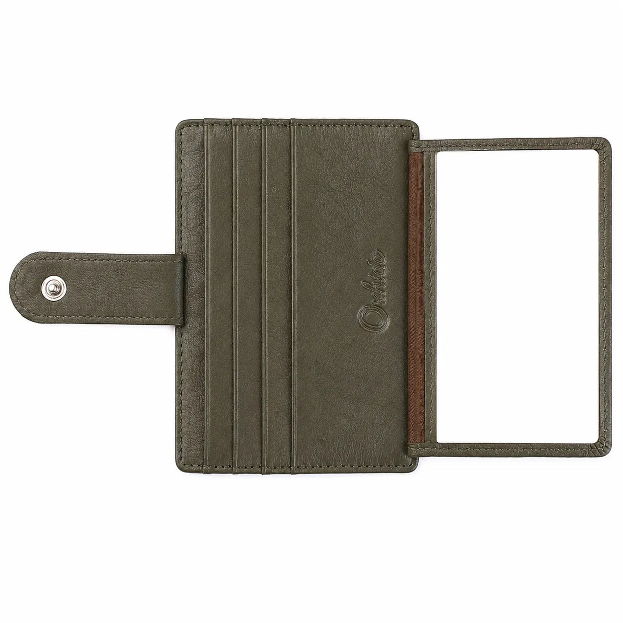 Leather Card Holder -Leather cardholder -Leather Card Case - Leather Card Pouch - Card Sleeve - Oxhide AS4 Green