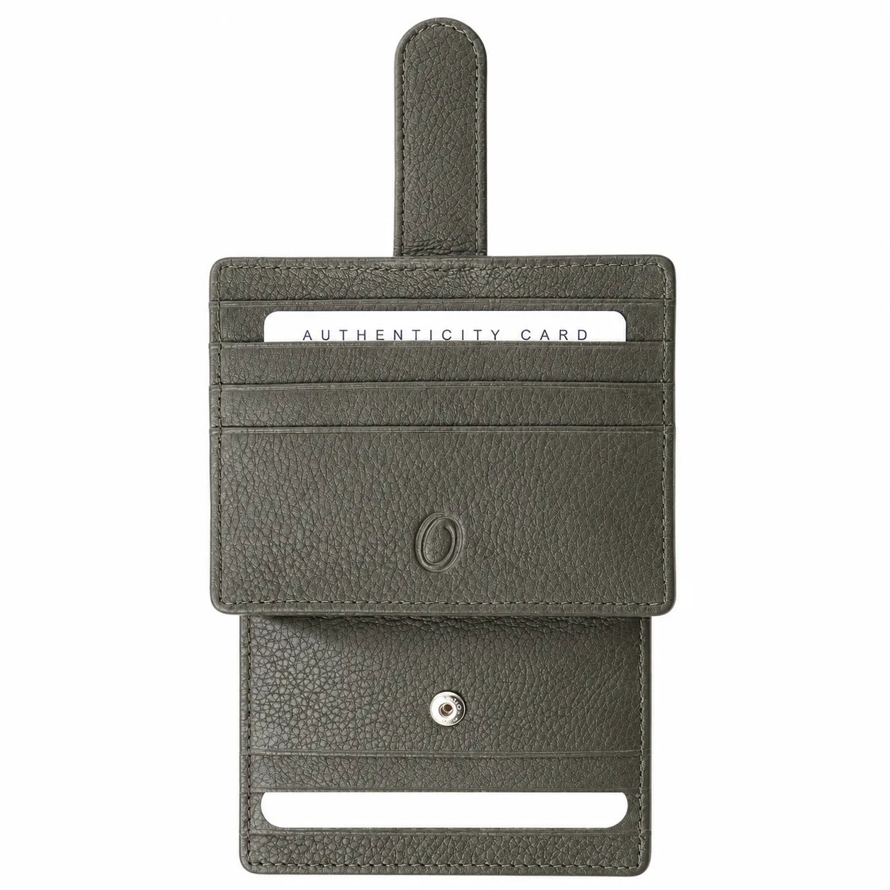 Leather Card Holder -Leather cardholder -Leather Card Case - Leather Card Pouch - Card Sleeve - Oxhide AS4 Green