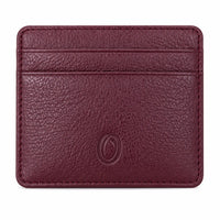 Leather Card Holder - Leather cardholder - Leather Card Case - Leather Card Pouch - Card Sleeve - Oxhide 4181 Red