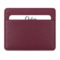 Leather Card Holder - Leather cardholder - Leather Card Case - Leather Card Pouch - Card Sleeve - Oxhide 4181 Red