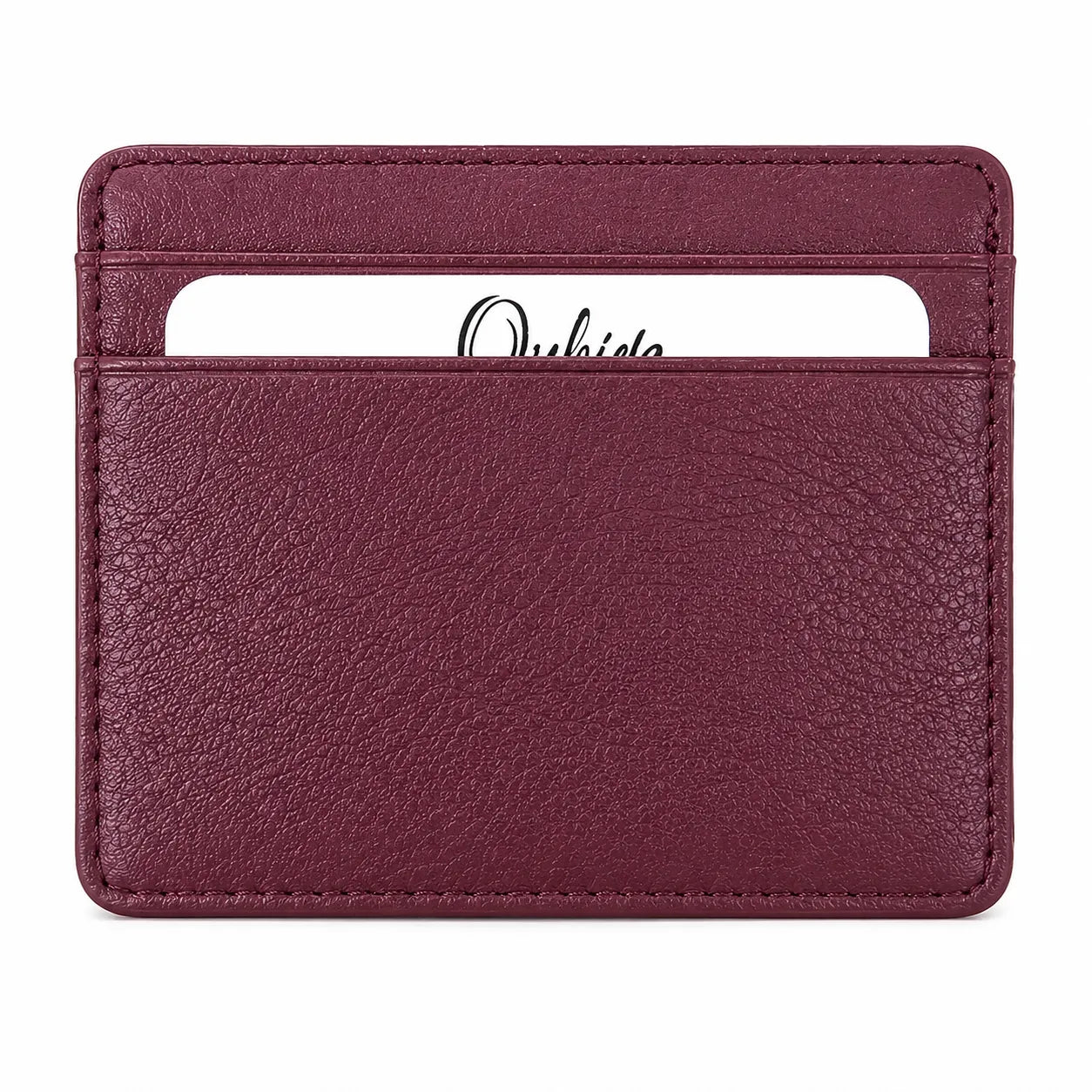 Leather Card Holder - Leather cardholder - Leather Card Case - Leather Card Pouch - Card Sleeve - Oxhide 4181 Red