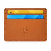 Leather Card Holder - Leather cardholder - Leather Card Case - Leather Card Pouch - Card Sleeve - Oxhide 4181 Tan