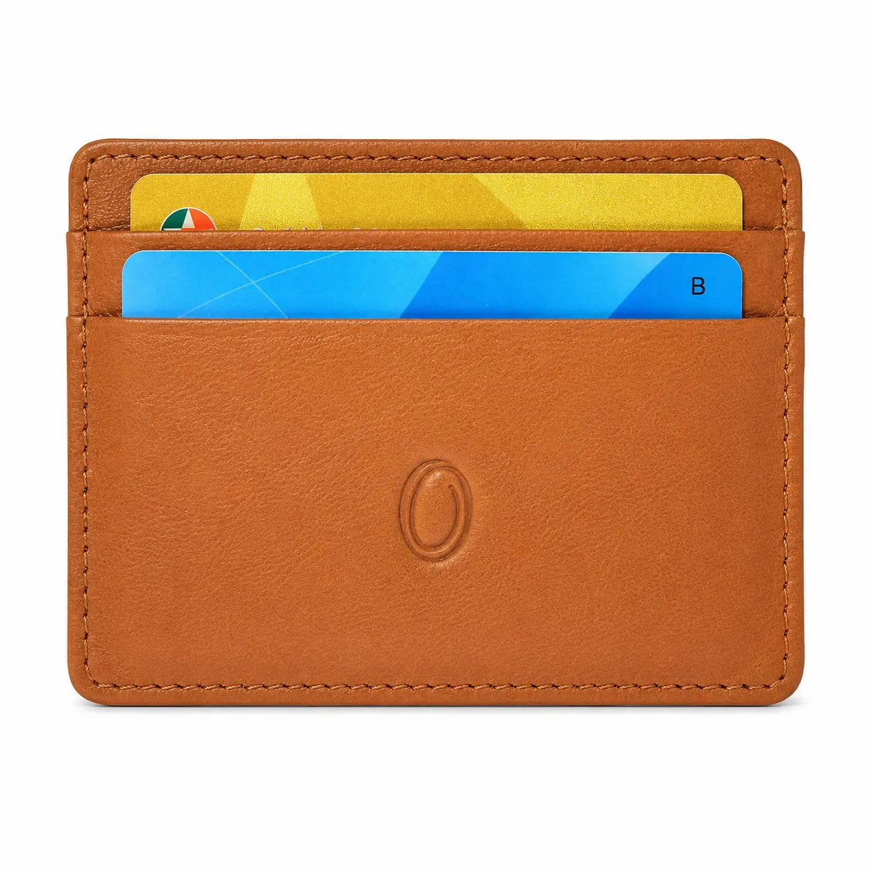 Leather Card Holder - Leather cardholder - Leather Card Case - Leather Card Pouch - Card Sleeve - Oxhide 4181 Tan