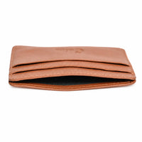 Leather Card Holder - Leather cardholder - Leather Card Case - Leather Card Pouch - Card Sleeve - Oxhide 4181 Tan