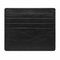 Leather Card Holder - Leather cardholder - Leather Card Case - Leather Card Pouch - Card Sleeve - Oxhide AS4 BLACK