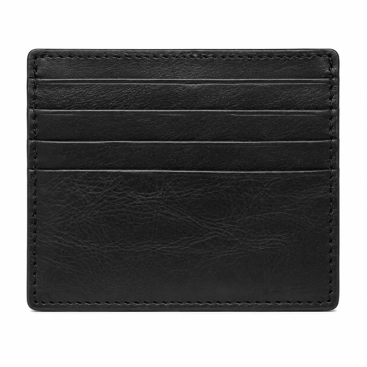 Leather Card Holder - Leather cardholder - Leather Card Case - Leather Card Pouch - Card Sleeve - Oxhide AS4 BLACK