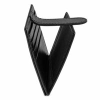 Leather Card Holder - Leather cardholder - Leather Card Case - Leather Card Pouch - Card Sleeve - Oxhide AS4 BLACK