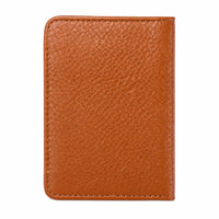 Bi-fold Leather Card Holder Brown- 4166 Oxhide