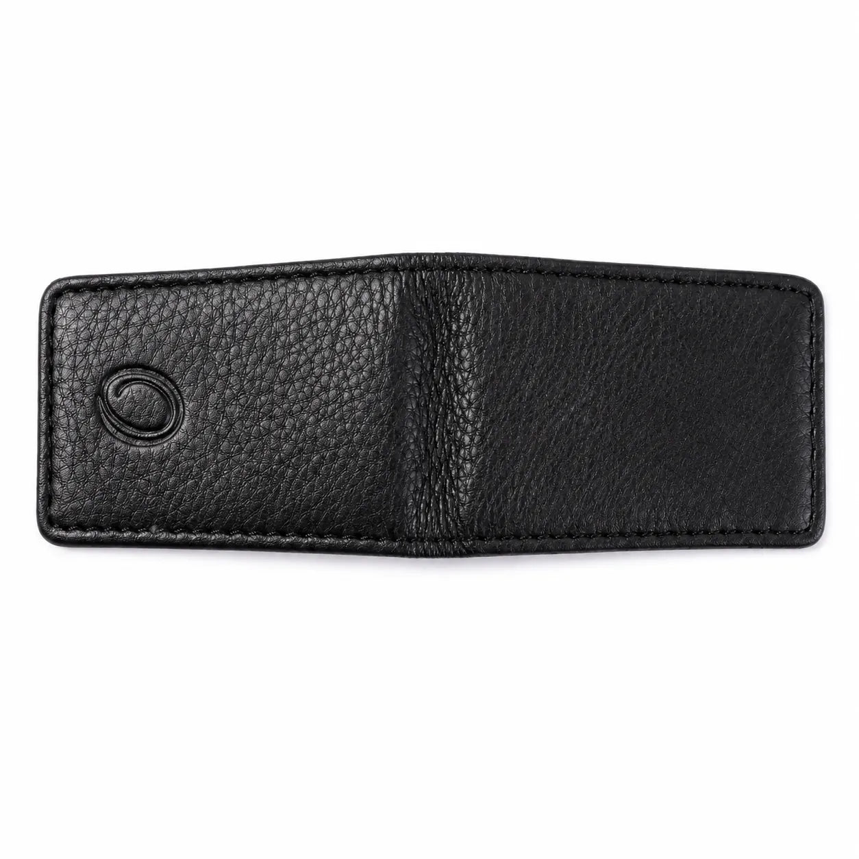 Slim Money Clip for Men and Women  - Full Grain Leather money clip - ER07 Oxhide Black