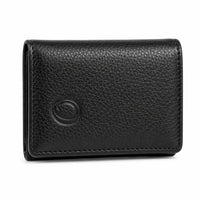 Slim Money Clip for Men and Women  - Full Grain Leather money clip - ER07 Oxhide Black
