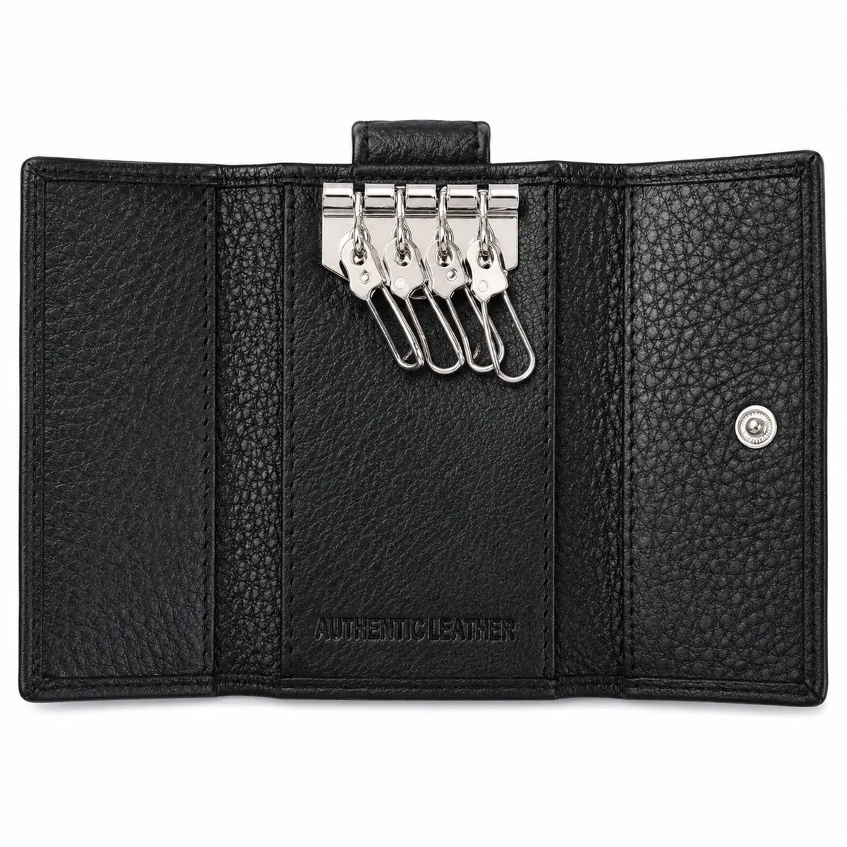 Key Wallet - Leather Car Key Pouch Oxhide SD14 Black