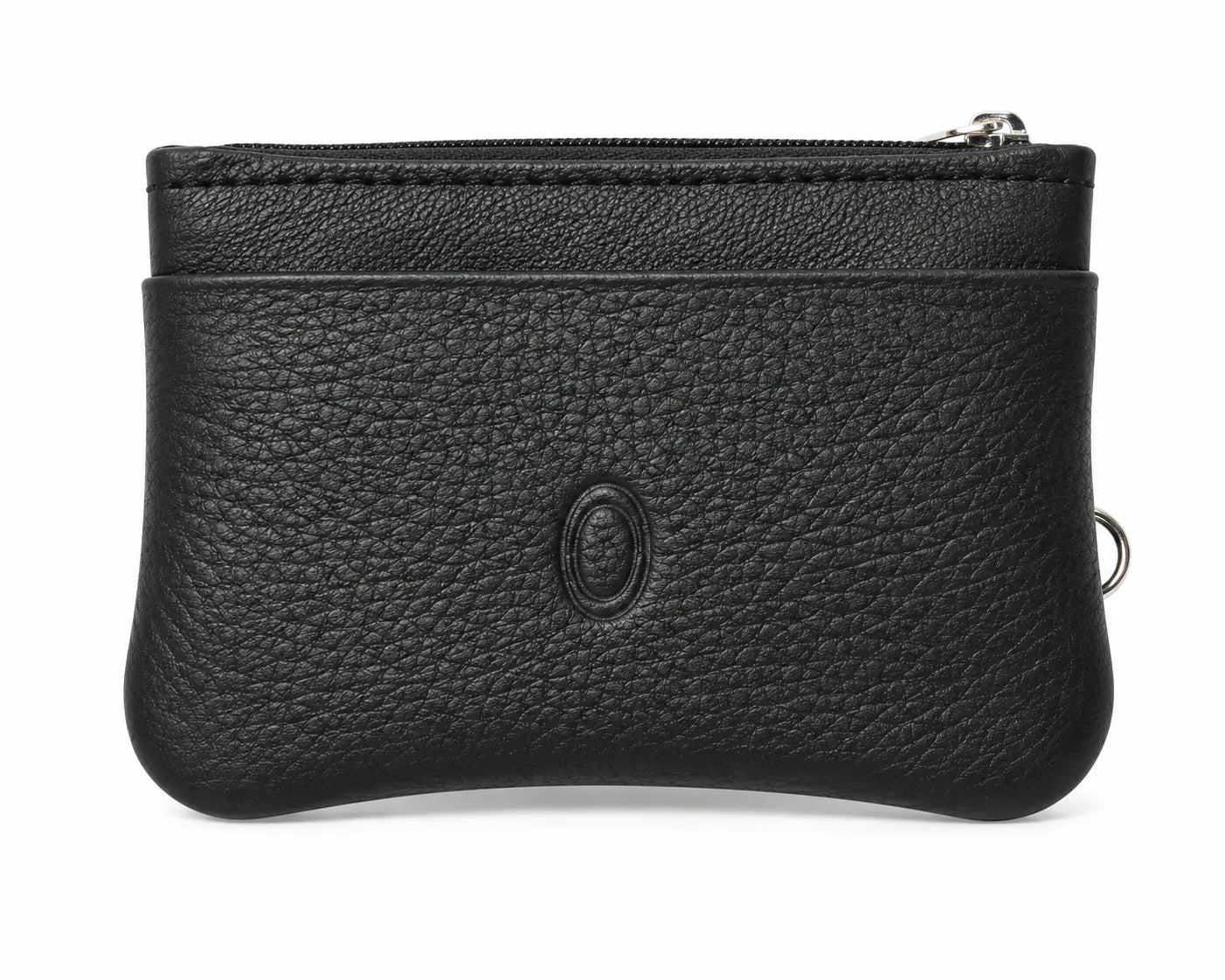 Leather Key Pouch - Leather Coin Pouch - Leather Coin Case - Leather Pouch - Card Sleeve - Multipurpose Pouch - Oxhide 4427 BLACK