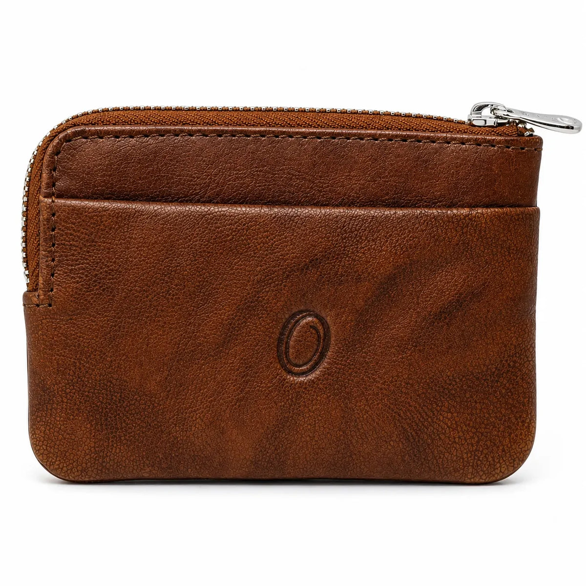 Leather Key Pouch - Leather Coin Pouch - Leather Coin Case - Leather Pouch - Card Sleeve - Multipurpose Pouch - Oxhide 4427 BROWN