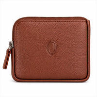 Leather Card Holder - Leather Key Pouch - Leather Coin Pouch - Leather Coin Case - Oxhide J0053 Brown