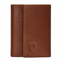 Key Wallet Coin Pouch - Leather Key Pouch - Leather Coin Pouch - Leather Coin Case - Oxhide J0023 Brown