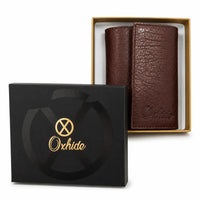 Key Wallet Coin Pouch - Leather Key Pouch - Leather Coin Pouch - Leather Coin Case - Oxhide J0023 Brown