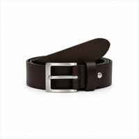 Casual Leather Belt Men - Plus size Full Grain Leather Belt - Leather Belt Men For Jean - 30 mm Brown Leather Belt - BLC21 Oxhide Brown
