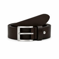 Casual Leather Belt Men - Plus size Full Grain Leather Belt - Leather Belt Men For Jean - 30 mm Brown Leather Belt - BLC21 Oxhide Brown