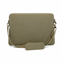 Canvas leather Laptop Bag for Men - Canvas Laptop Bag Men - Messenger Bag for Men - Men's Handbag Casual Leather - Oxhide J0042
