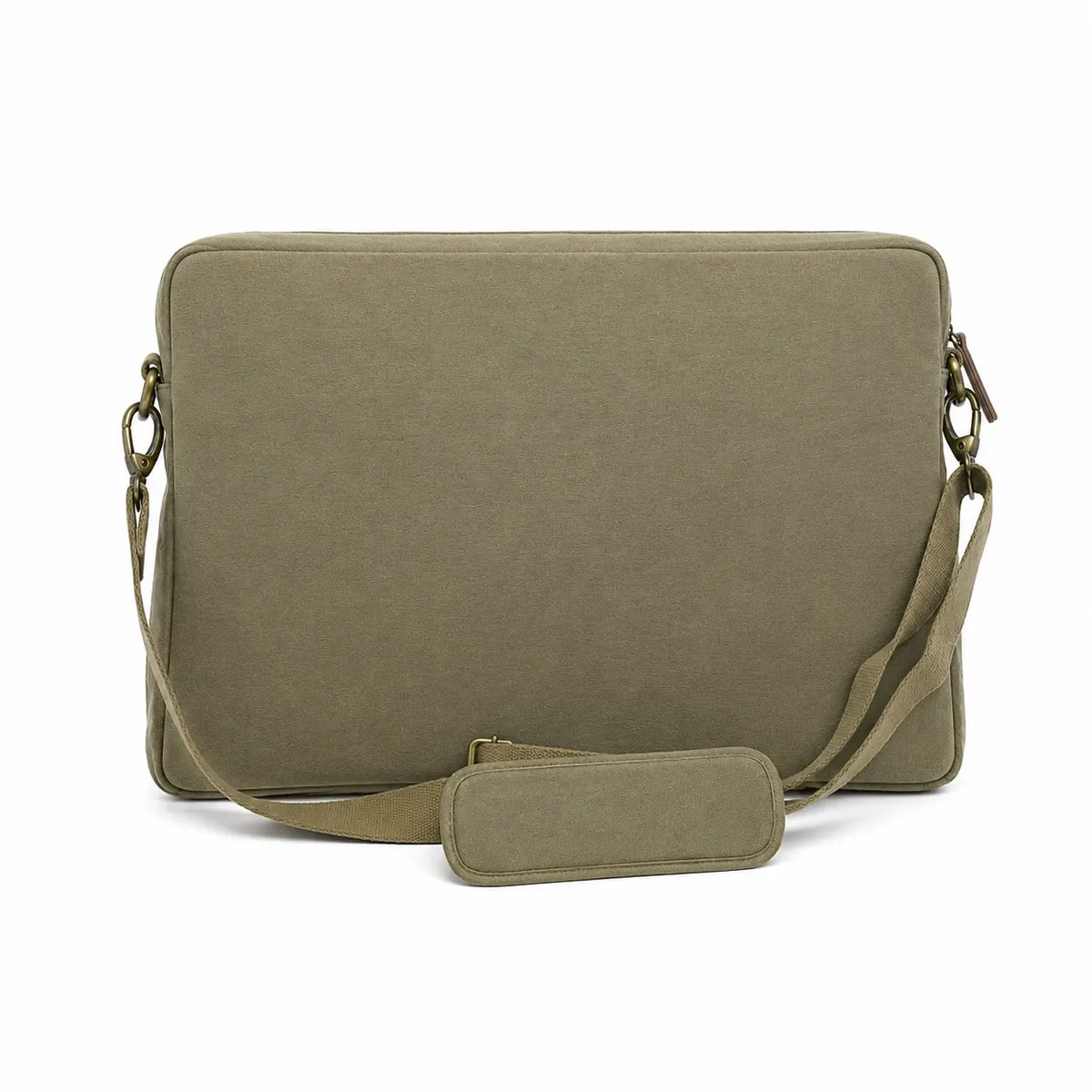 Canvas leather Laptop Bag for Men - Canvas Laptop Bag Men - Messenger Bag for Men - Men's Handbag Casual Leather - Oxhide J0042