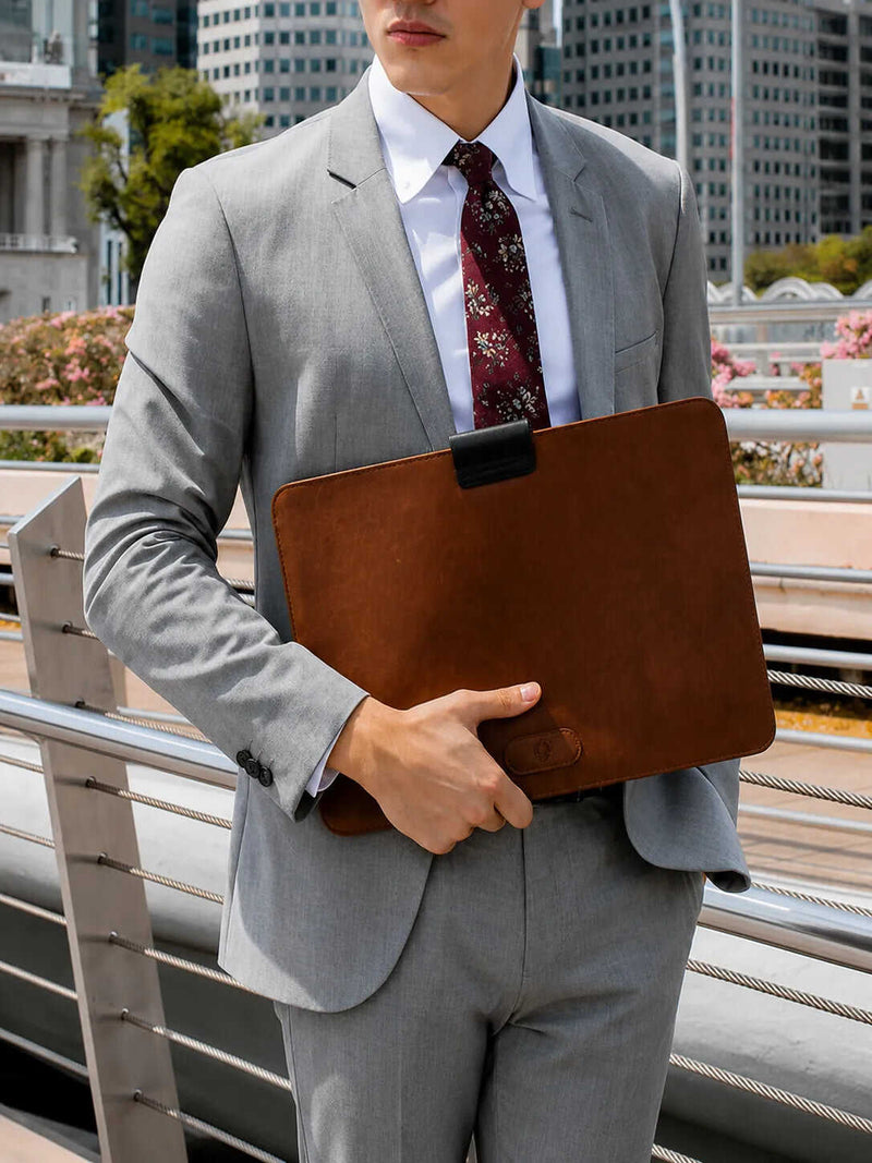 leather MacBook cover