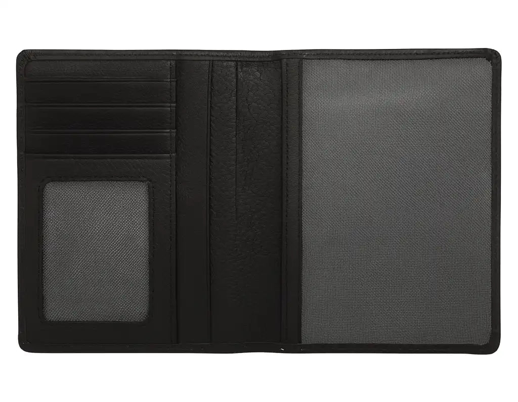 Black leather passport wallet 4297 – Oxhide