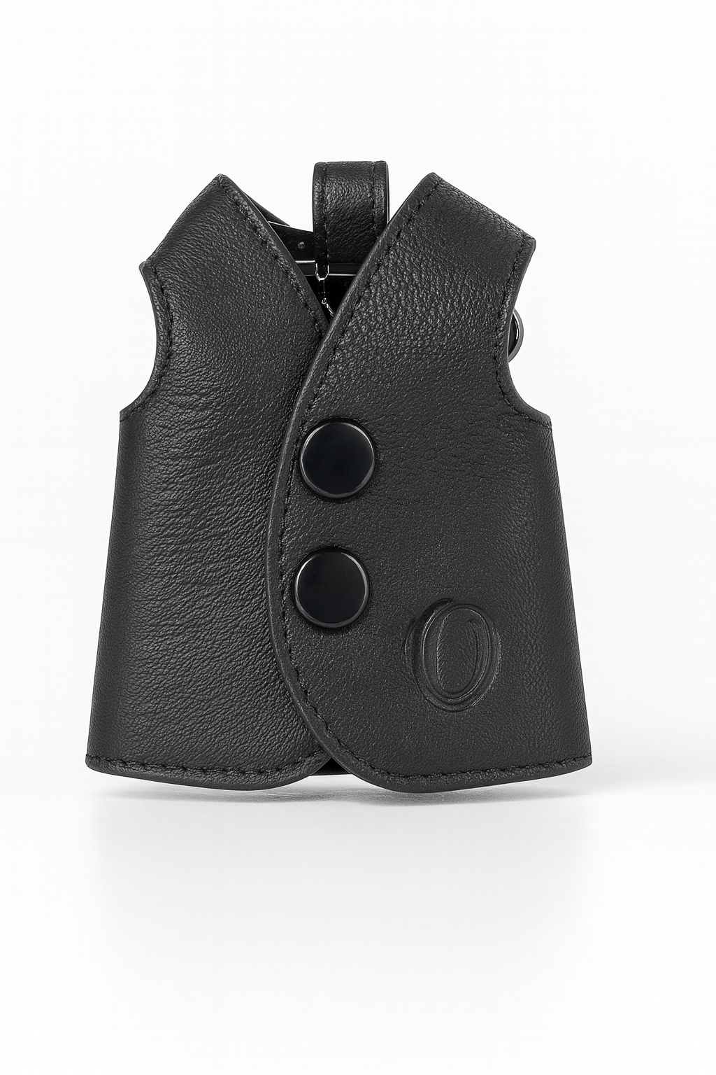 Key Wallet - Leather Key Pouch Black - J1005 Oxhide