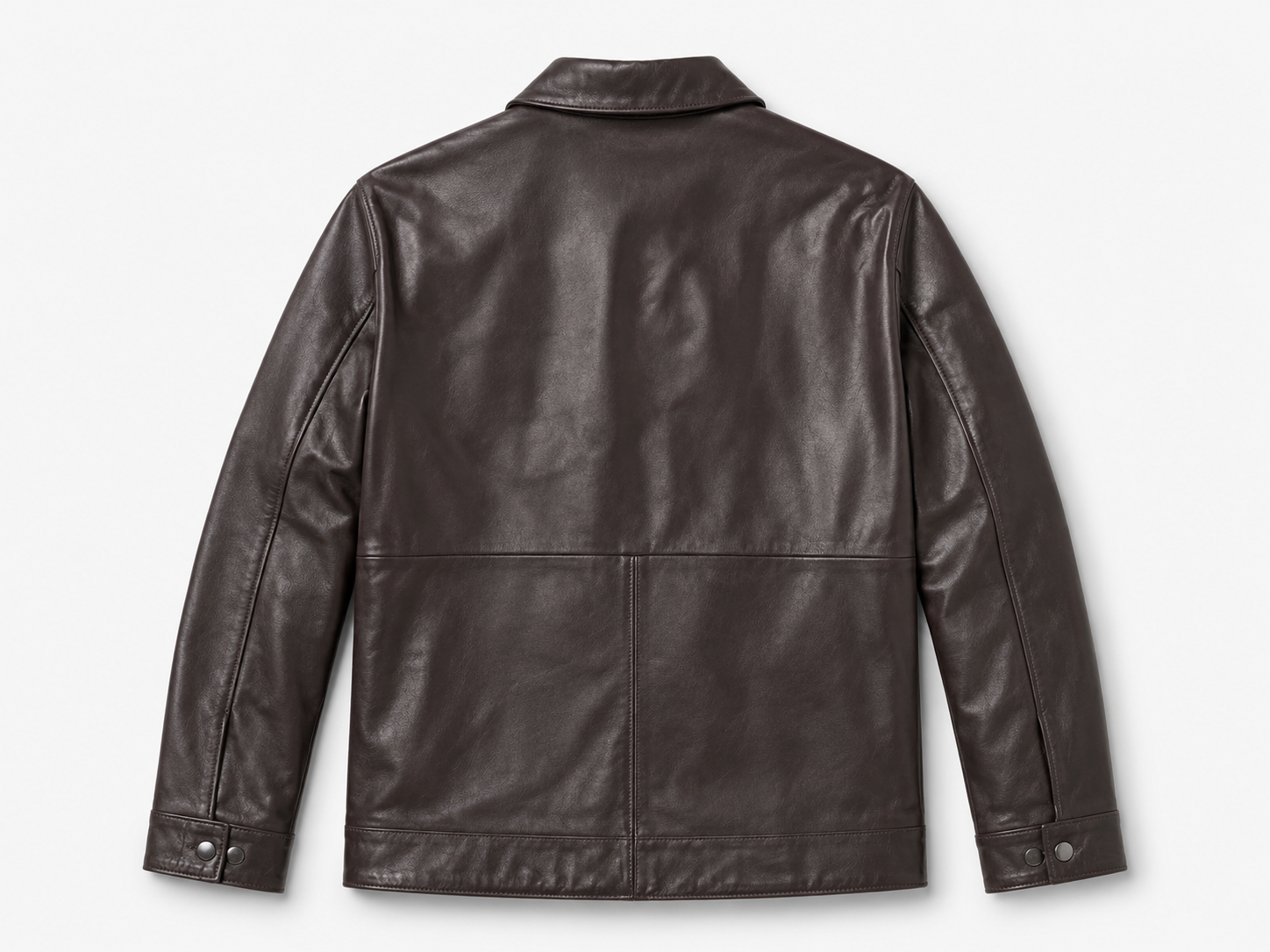 Real Leather Jacket Black- Lamb skin Jacket- Jacket for Men- Oxhide RI58 Dark Brown