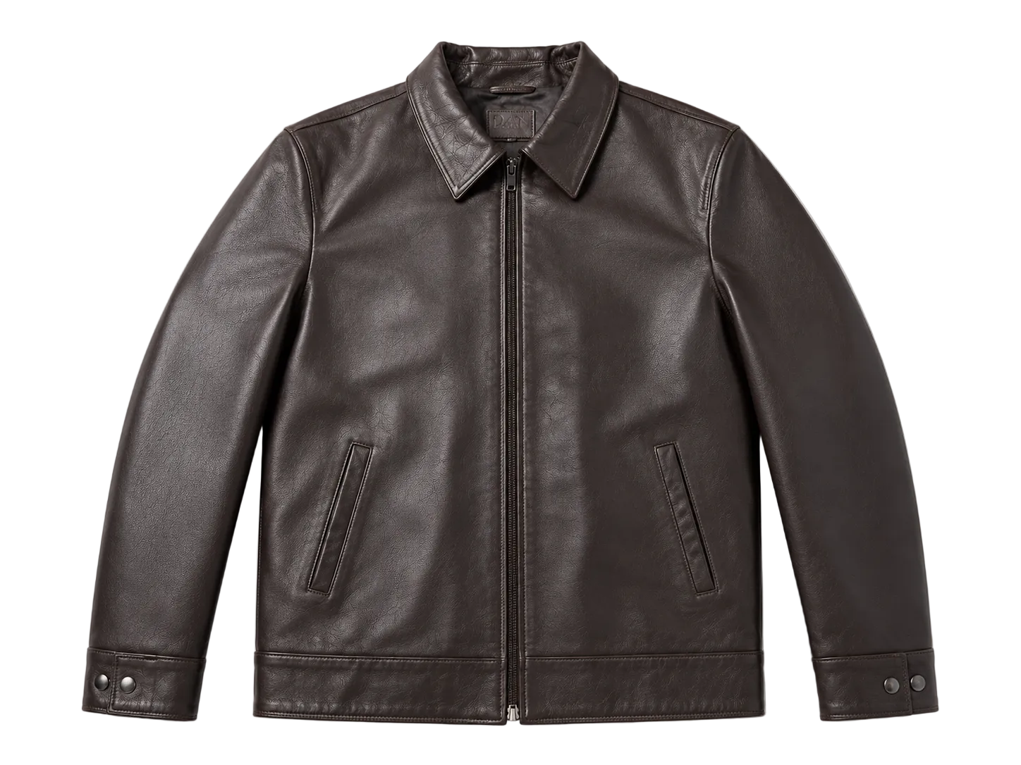 Real Leather Jacket Black- Lamb skin Jacket- Jacket for Men- Oxhide RI58 Dark Brown