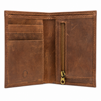 Men's Short Style Canvas Leather Folding Small Wallet Youth Boys Students Children Fashion Brand -CN01 Oxhide