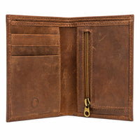 Men's Short Style Canvas Leather Folding Small Wallet Youth Boys Students Children Fashion Brand -CN01 Oxhide