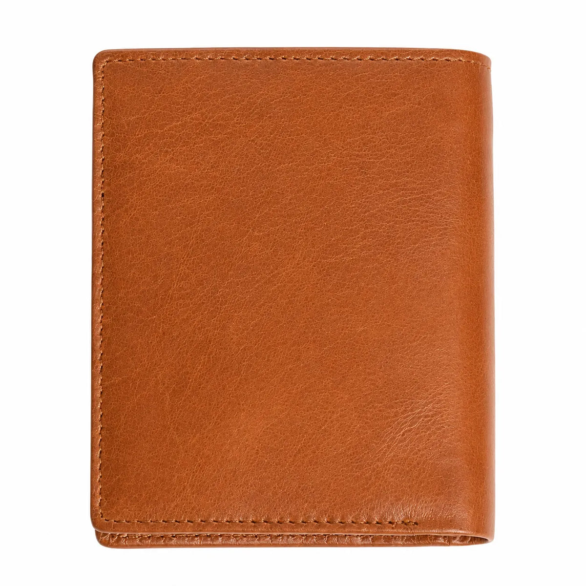 Oxhide Compact wallet in Vintage Leather in Brown colour with coin pouch-OXHIDE J0060 BROWN