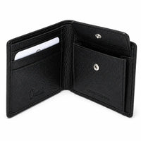 Wallet for Men with coin pouch-Minimalist Wallet -Full Grain Leather Wallet-Slim Wallet BlacK Wallet - SD25 Oxhide