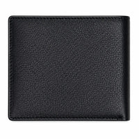 Men Wallet with Coin Pouch - Full Grain Leather Wallet - Bifold Wallet - Black Wallet -JG04 Oxhide