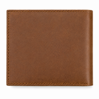 Full Grain Leather Wallet-Slim Wallet Brown- SD24 Oxhide