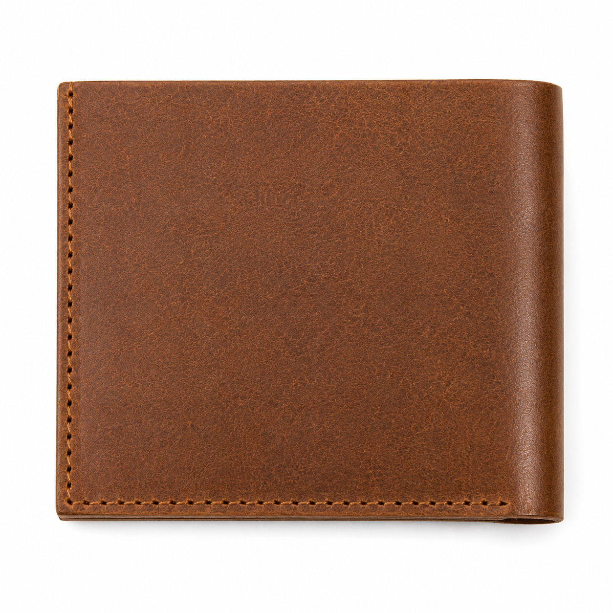 Full Grain Leather Wallet-Slim Wallet Brown- SD23 Oxhide
