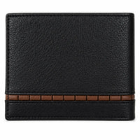 Wallet for Men with coin pouch-Minimalist Wallet -Full Grain Leather Wallet-Slim Wallet BLACK- SD19 Oxhide