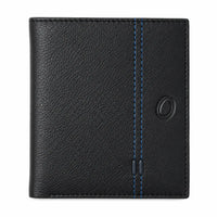 Oxhide Wallet Black with Vertical  Zipper- Oxhide J0011 BLK