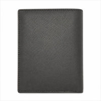 Oxhide Wallet Black with Vertical  Zipper- Oxhide J0011 BLK