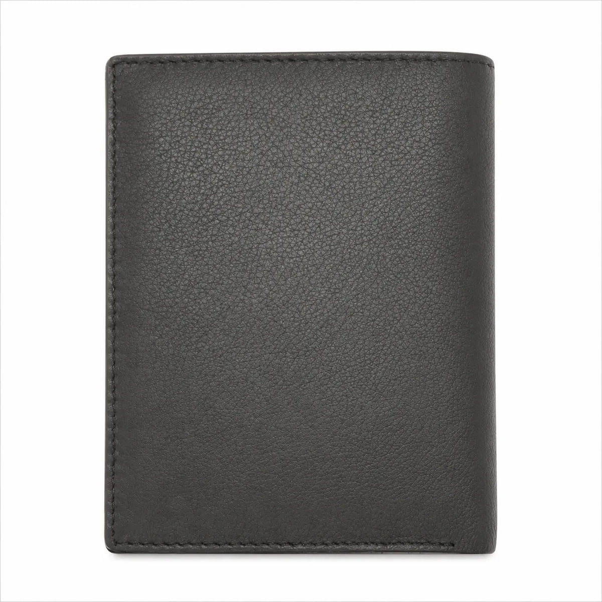 Oxhide Wallet Black with Vertical  Zipper- Oxhide J0011 BLK