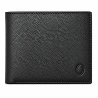 Mens Wallet in Real Leather - Bifold Wallet - Full Grain Leather Wallet - Wallet with zip - Black Color - J0002 Oxhide