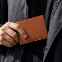 Wallet for Men-Minimalist Wallet -Full Grain Leather Wallet-Slim Wallet BROWN Wallet -SD12 Oxhide