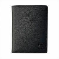 Leather Wallet Men with Coin Pouch - Black Wallet - Bifold Wallet - Full Grain Leather Wallet - J0007 Oxhide