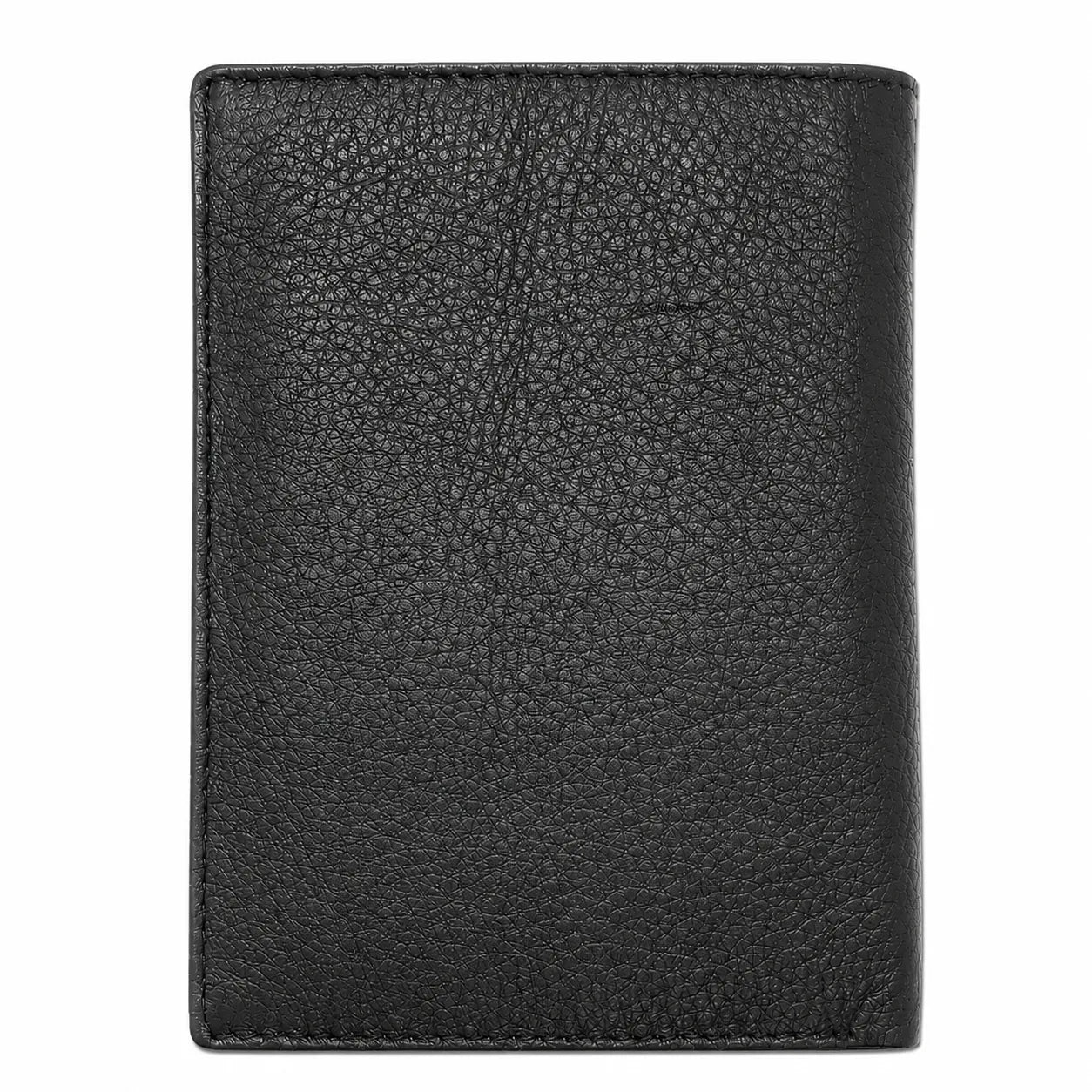 Leather Wallet Men with Coin Pouch - Black Wallet - Bifold Wallet - Full Grain Leather Wallet - J0007 Oxhide