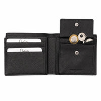 Leather Wallet For Men - Bifold Wallet - Full Grain Leather Wallet - Black Wallet - Oxhide
