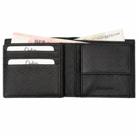 Leather Wallet For Men - Bifold Wallet - Full Grain Leather Wallet - Black Wallet - Oxhide