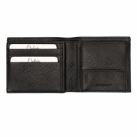 Leather Wallet For Men - Bifold Wallet - Full Grain Leather Wallet - Black Wallet - Oxhide