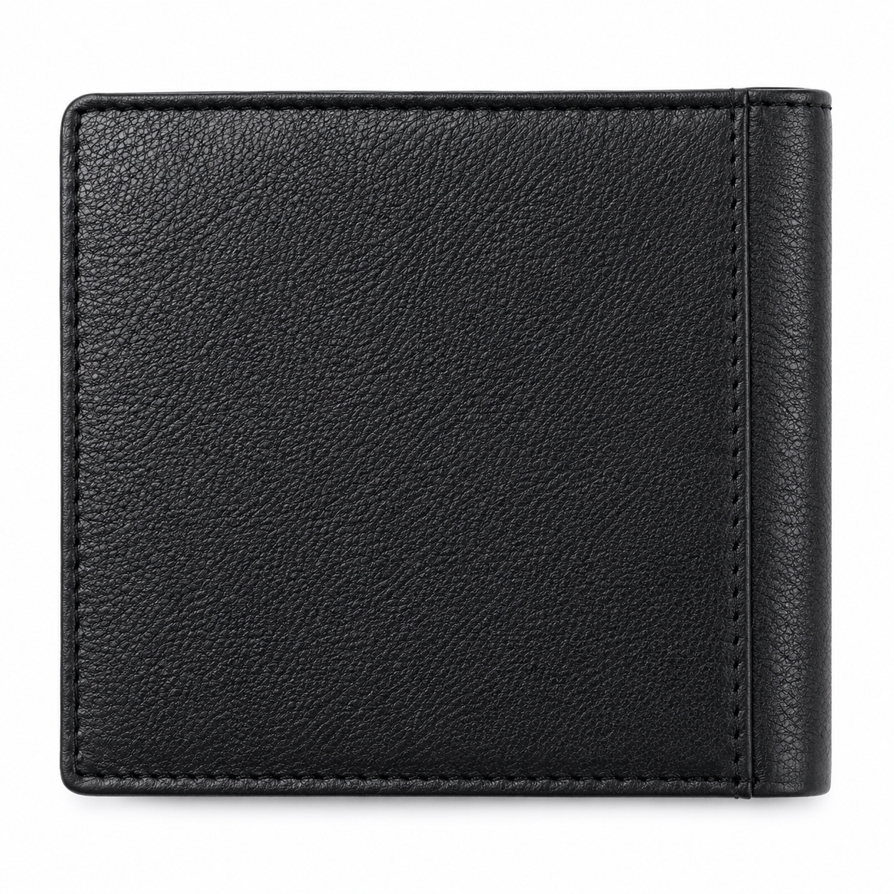 Wallet for Men with coin pouch-Minimalist Wallet -Full Grain Leather Wallet-Slim Wallet Black- SD13 Oxhide