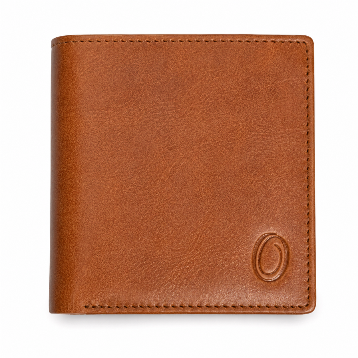 Oxhide Compact wallet in Vintage Leather in Brown colour -OXHIDE J0061 BROWN