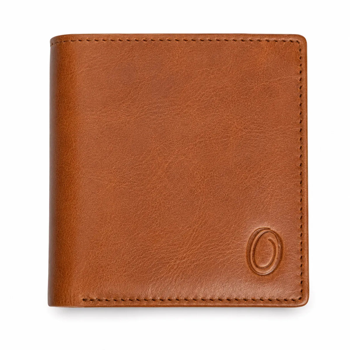 Oxhide Compact wallet in Vintage Leather in Brown colour -OXHIDE J0061 BROWN
